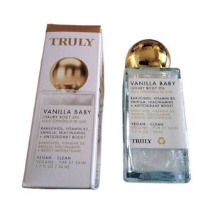 NIB~TRULY Vanilla Baby Luxury Body Oil~1.7 fl. oz.